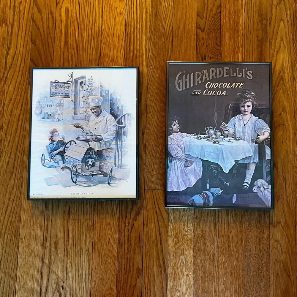 Vintage Framed Advertisements